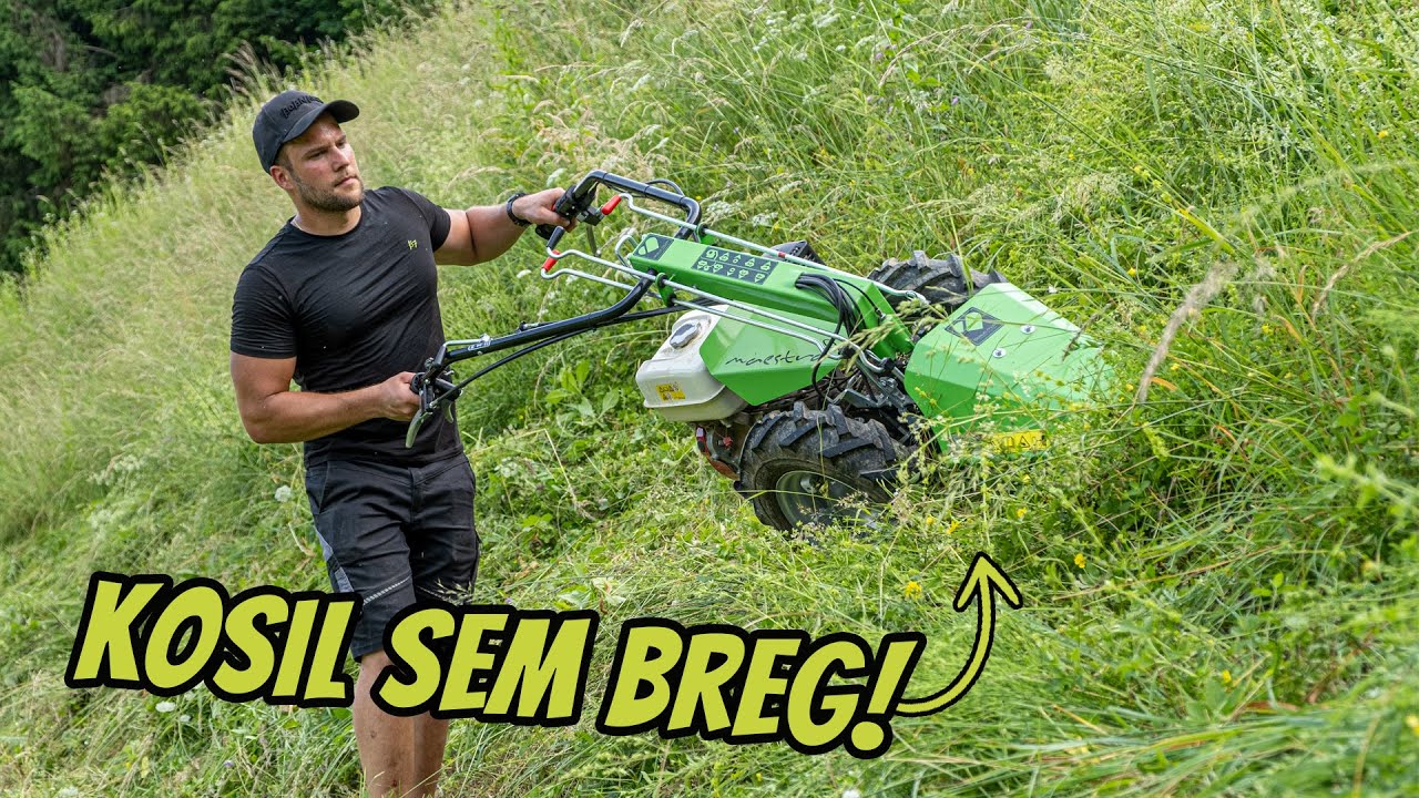 Košnja z različnimi kosilnimi grebeni (Muta)