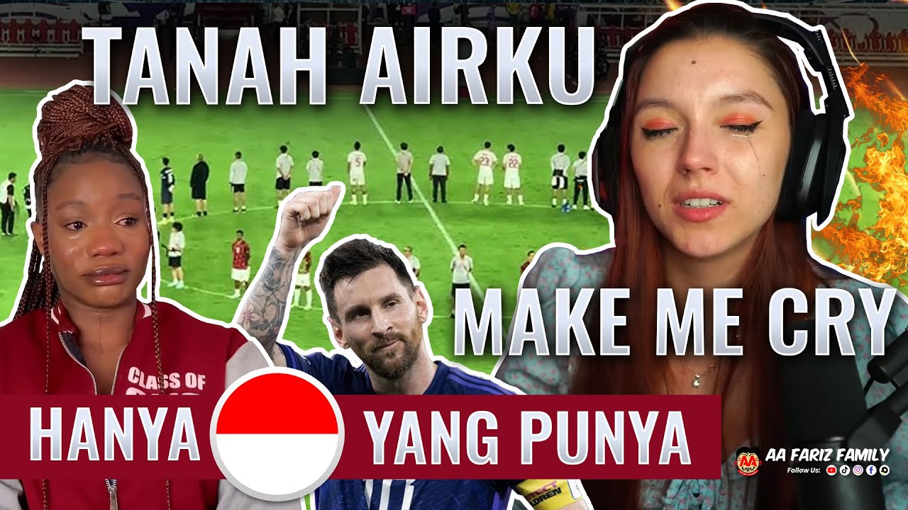 GEMPARKAN SEANTERO DUNIA❗YOUTUBER DUNIA SAMPAI MENANGIS USAI REACTION VIDEO LAGU TANAH AIRKU