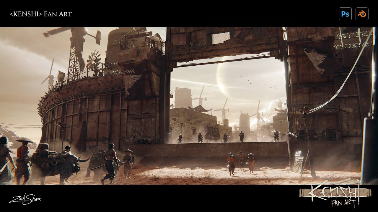 【Kenshi 2】Reimagining Kenshi 2 in Blender