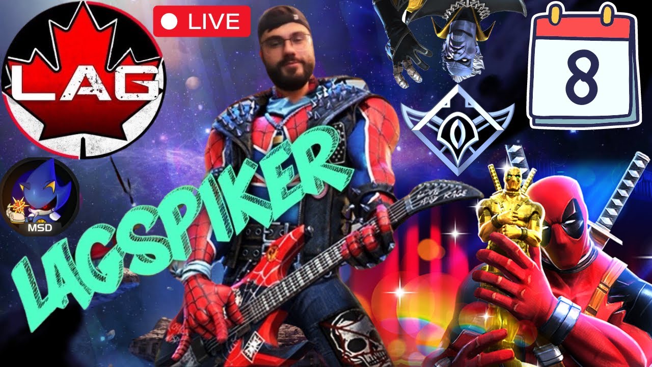 DAY 8! LagSpiker Act 6 Big Push Today?! Thronebreaker? Grandmaster Final Boss! FTP New Account! MCOC