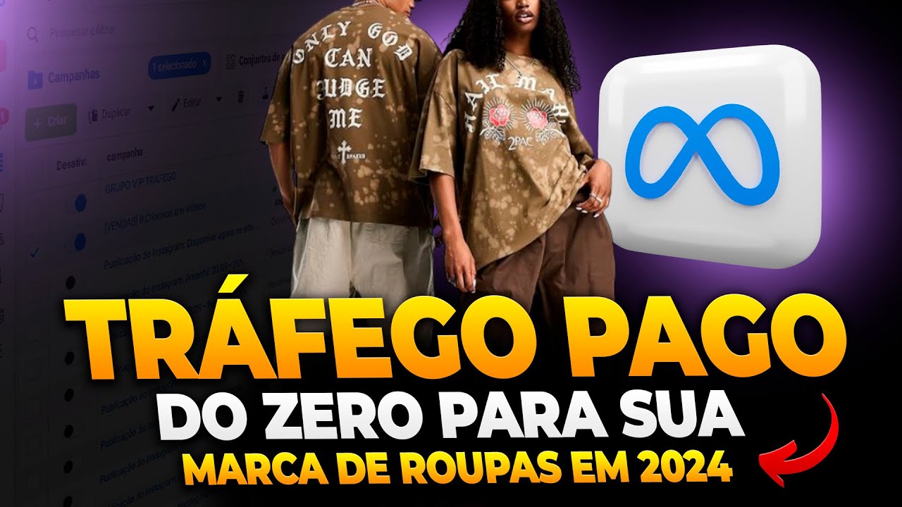 COMO CRIAR CAMPANHA DE TRÁFEGO PAGO PARA MARCA DE ROUPA