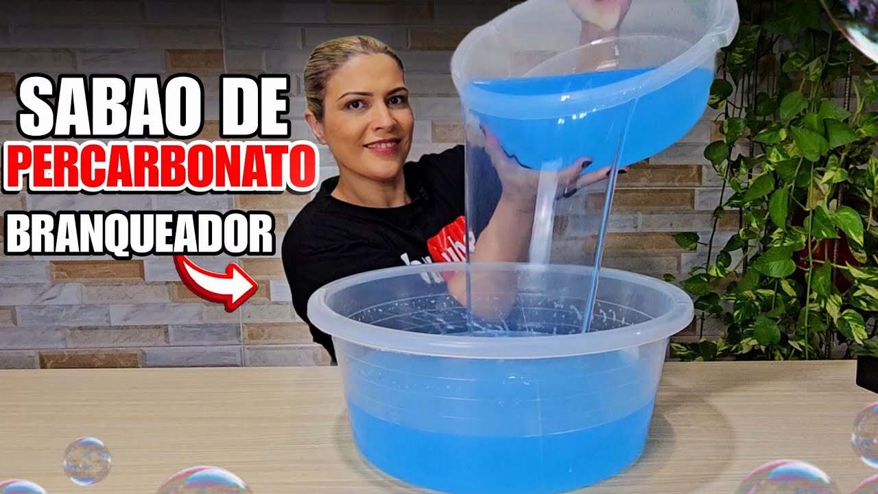 🚀SEGREDO DE LAVANDERIA REVELADO O MELHOR SABÃO CASEIRO DE PERCARBONATO DE SÓDIO 😱 BRANQUEADOR 😍🥰