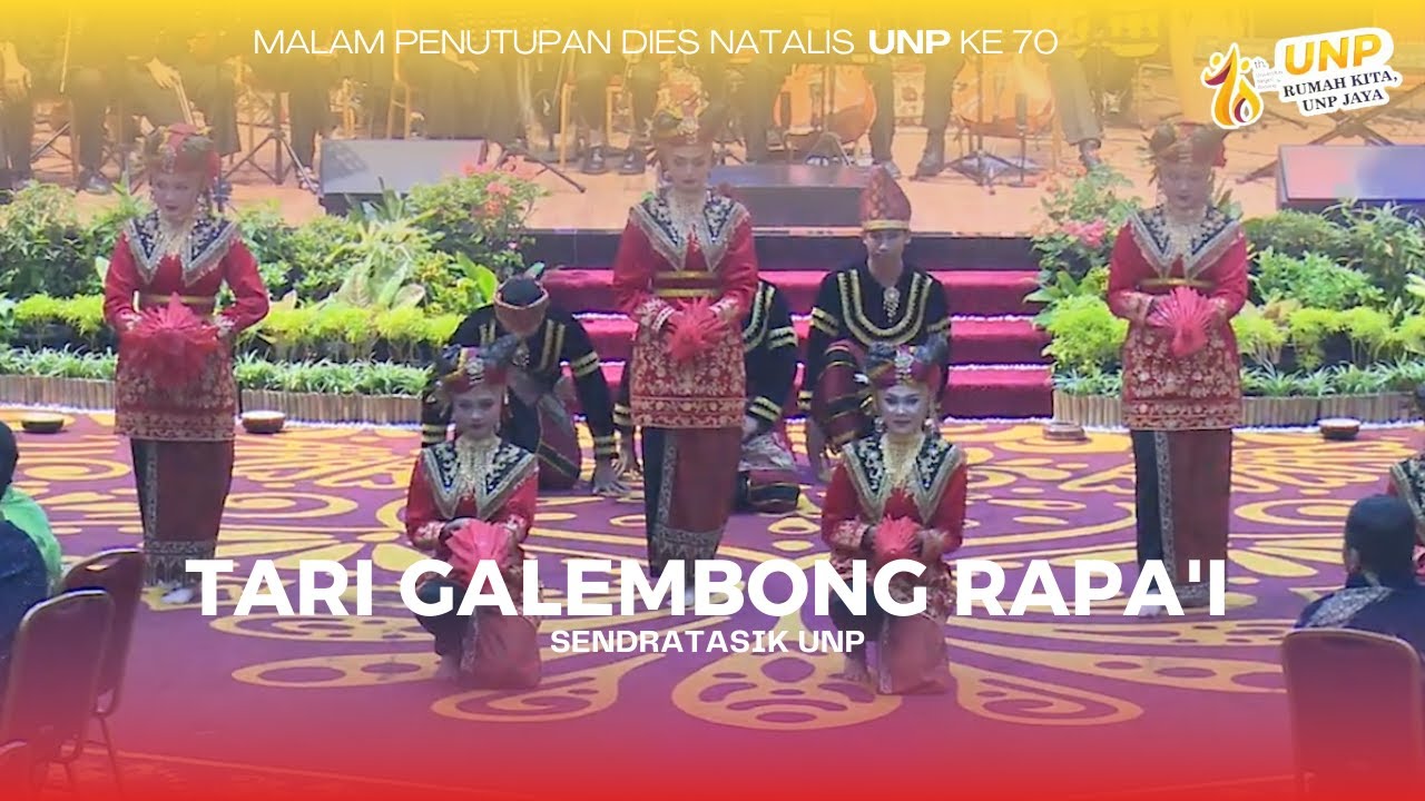 Tari Galembong Rapa'i - Sendratasik UNP - Malam Penutupan Dies Natalis UNP ke-70