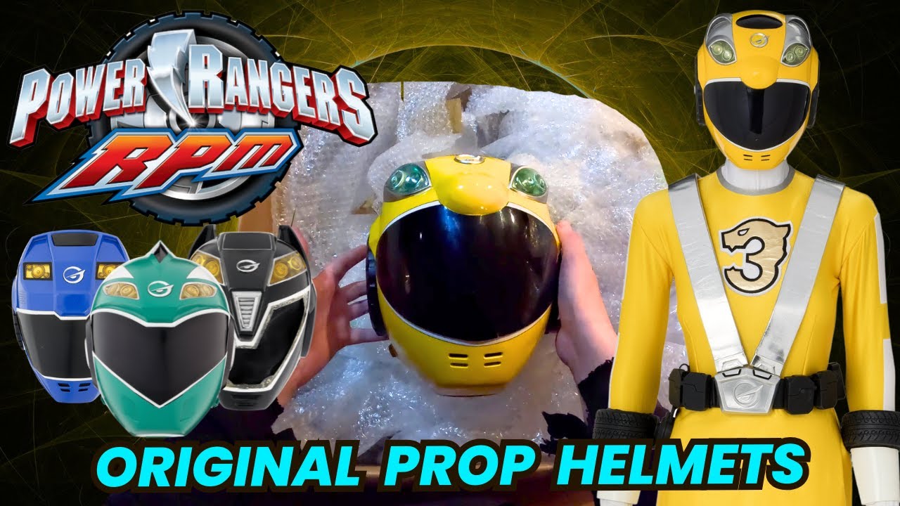 Unboxing: Power Rangers RPM Stunt TV Prop Helmets