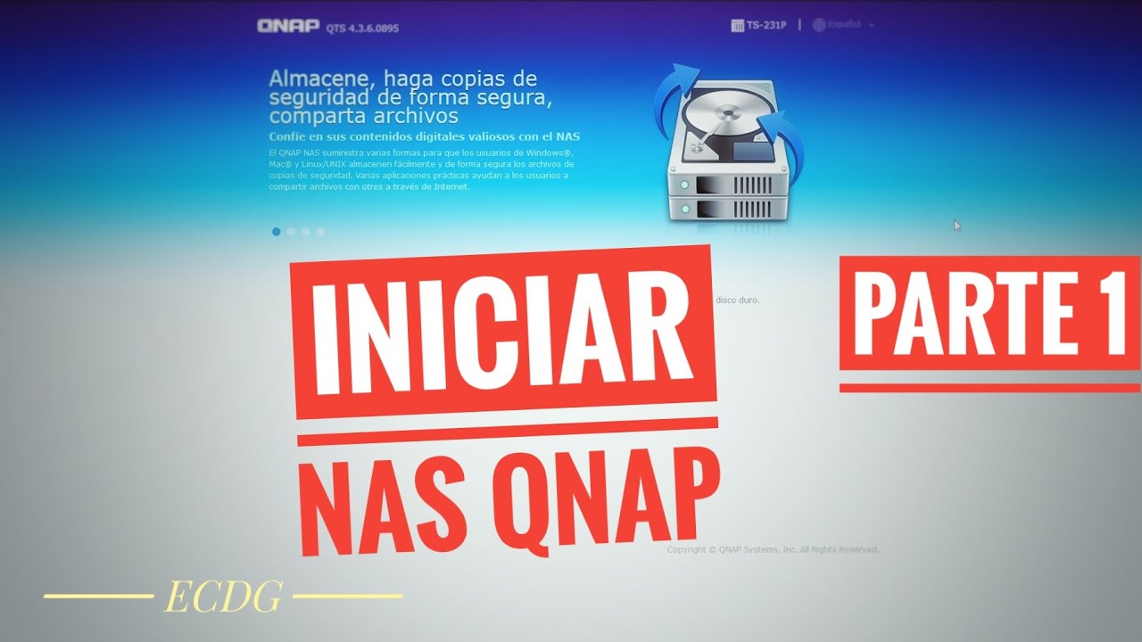 Iniciar NAS QNAP TS-231P (resolución de problemas PARTE1)