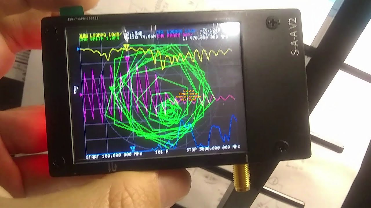 S-A-A-2  Simple Vector Network Analyzer, 50k - 3 GHz