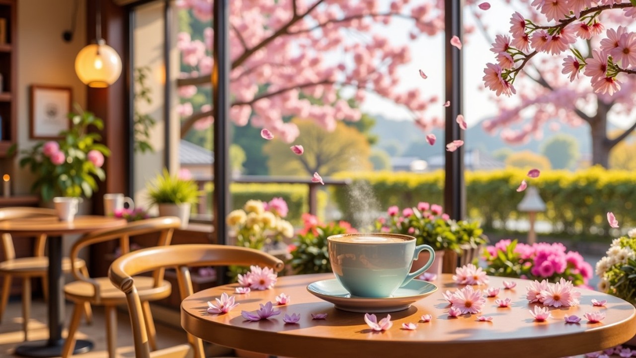 Доброе Утро Джаз Весенний Кофе Босса Нова Атмосфера ☕