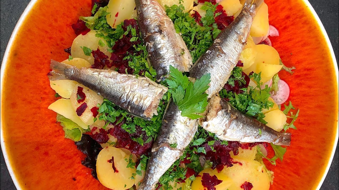 Sardine en boite  en salade