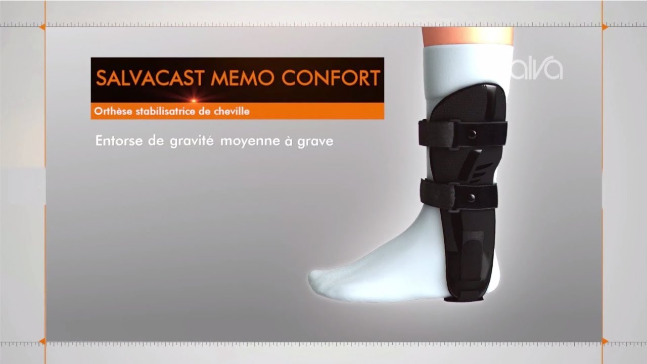 Orthèse stabilisatrice de cheville SALVACAST Mémo Confort Salva