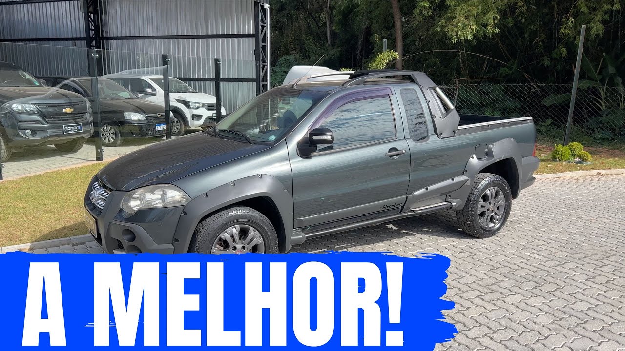 AVALIAÇÃO FIAT STRADA ADVENTURE LOCKER CABINE ESTENDIDA 1.8 FLEX 2009! A PICAPE MAIS DESEJADA!