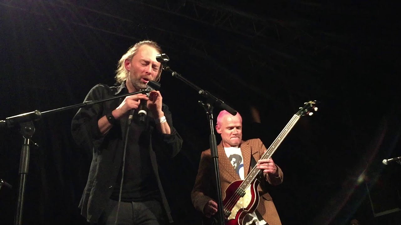 Thom Yorke & Flea - Atoms For Peace Live @ Pathway To Paris | 05.12.2015