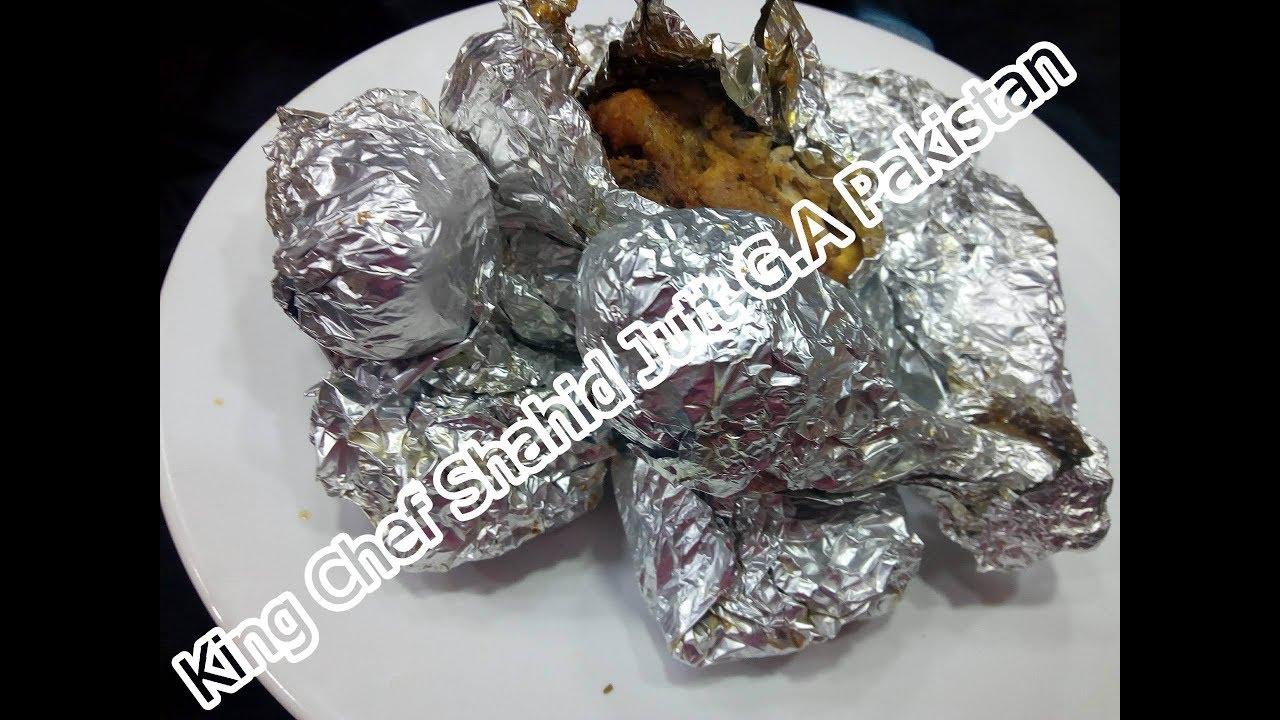Chicken Steam Foil Paper KIng Chef Shahid JUtt G.A Pakistan