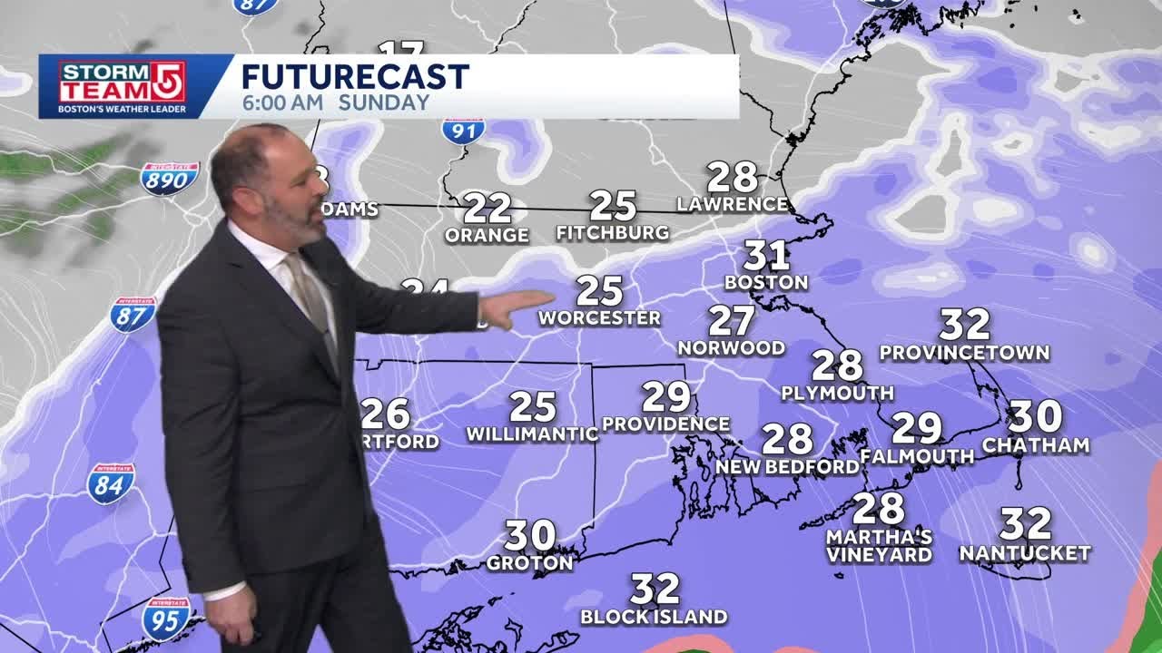 Video: Snowfall starting overnight, 5 inches possible for some