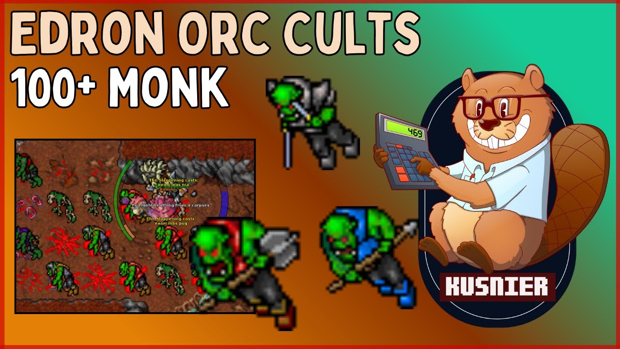 Edron Orc Cults | 100+ Monk | Tibia