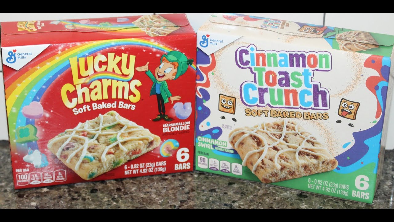 Lucky Charms & Cinnamon Toast Crunch Soft Baked Bars Review