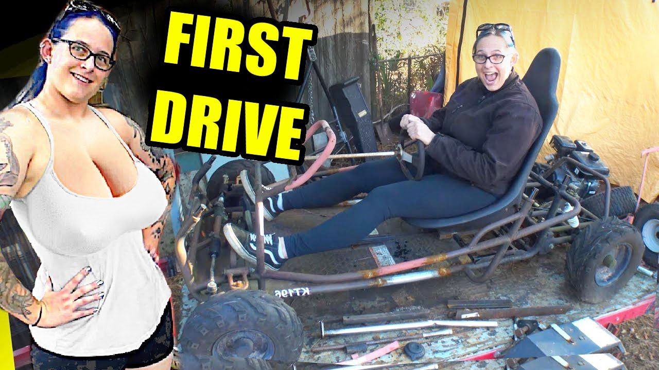 🚗💨TEST DRIVE! - Modified KT196 Go Kart - 08