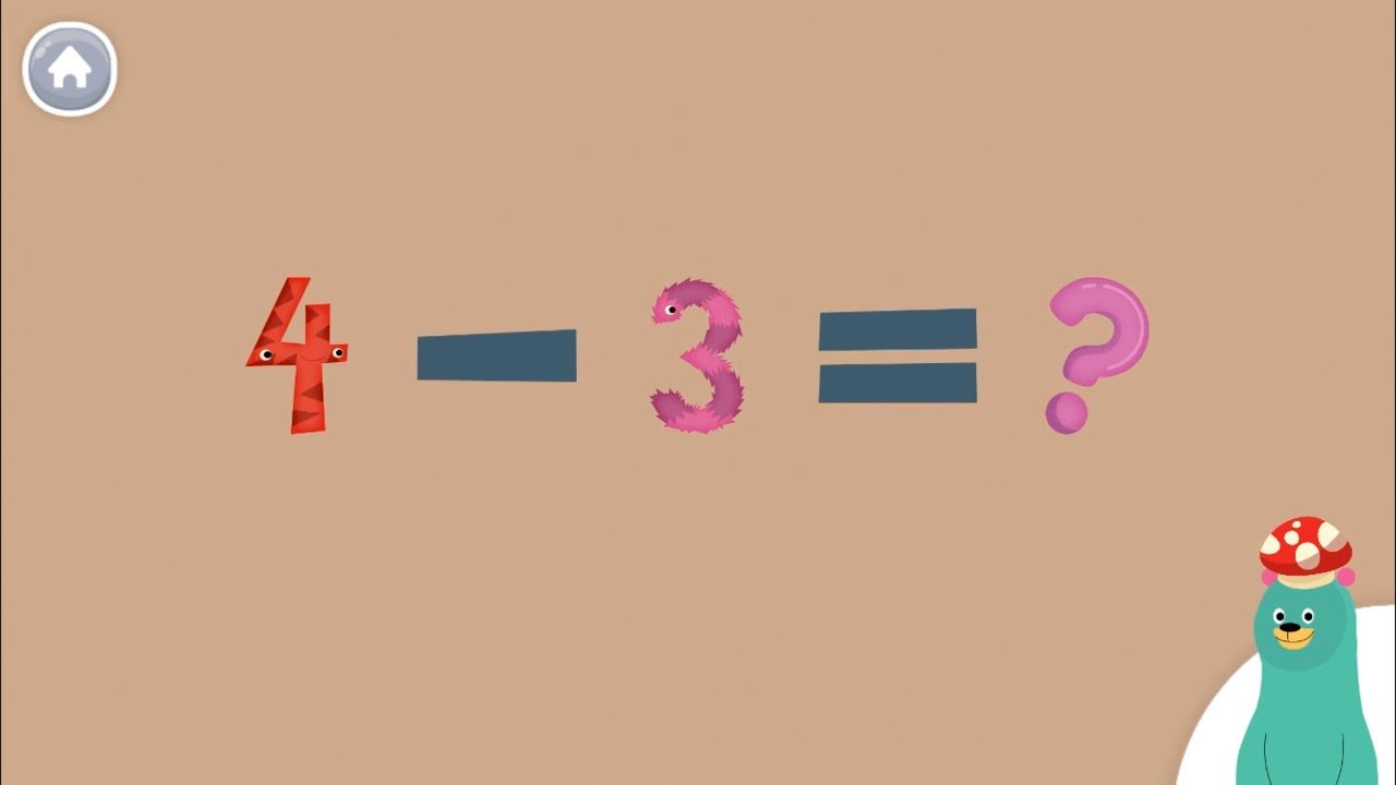 Subtracting numbers from five - Fluently sub in five - Subtraction for children and kids - Kidsland
