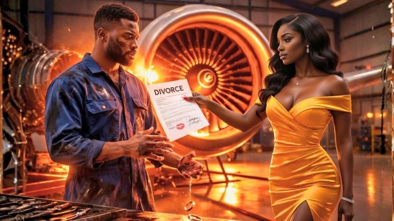 Silent Through Divorce — The Black Man Shocked Her by Landing His Private Jet on Her Property