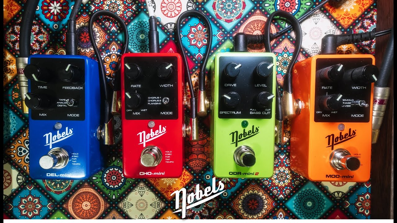 Nobels new mini series pedals play through by Jimmy Lin (No Talking)