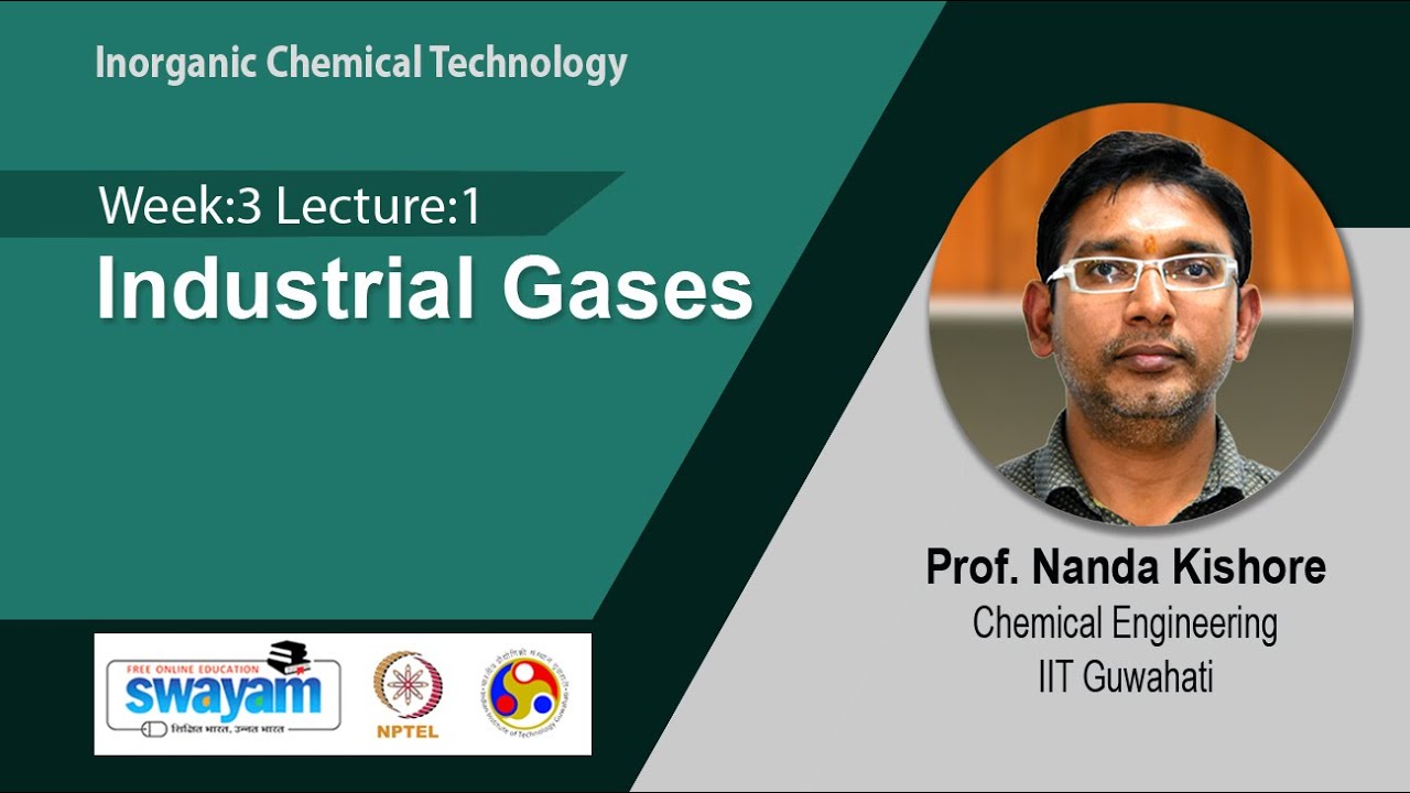 Lec 8: Industrial Gases