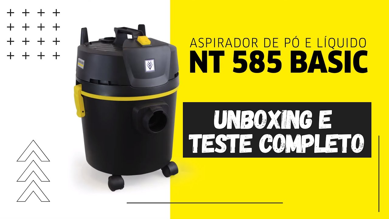 Aspirador de Pó e Líquidos NT 585 Basic - karcher 2020 TESTE