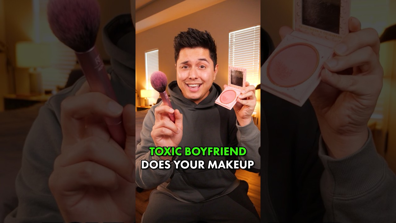 POV: Toxic Boyfriend Does Your Makeup ❤️ | #ASMR