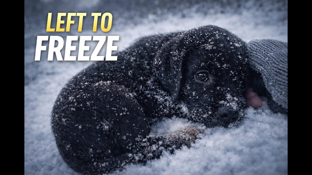 A Black Labrador Puppy was Abandoned in the Snow. What Happened Next Changed This Dog’s Life Forever