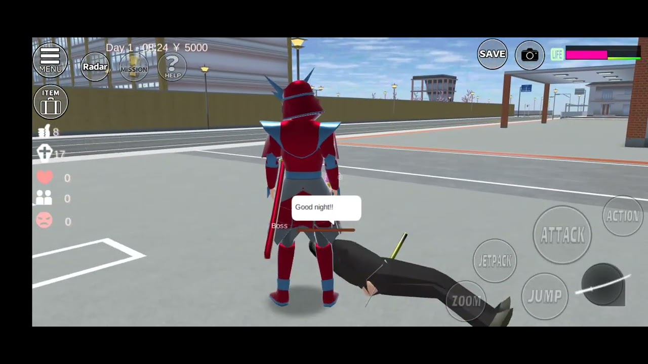 Yota boy police walo or yoqza walo st karta huwa Sakura game video   English Sakura cartoon video 