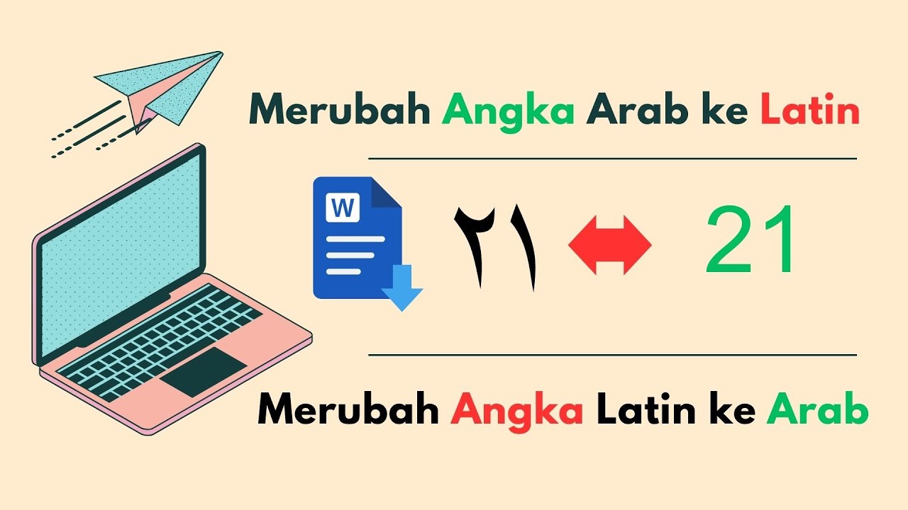 Tips Microsoft Word: Ubah Angka Arab ke Latin dalam 1 Menit! | Cara Merubah angka arab ke latin