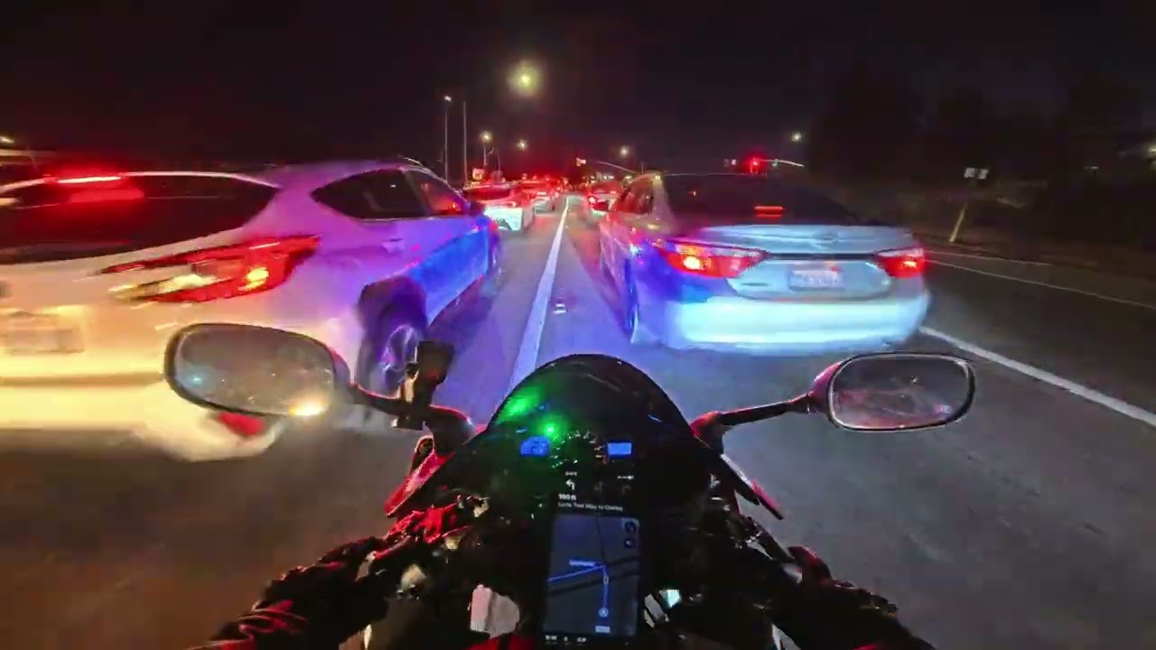 Police Shut Down the Car Meet… After I pulled Up on a Yamaha R1 