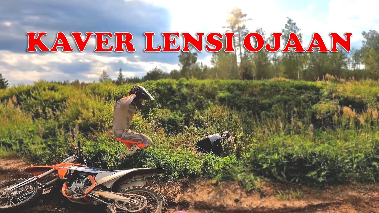 KAVERI LENSI OJAAN || Ajot Nummen motocrossradalla