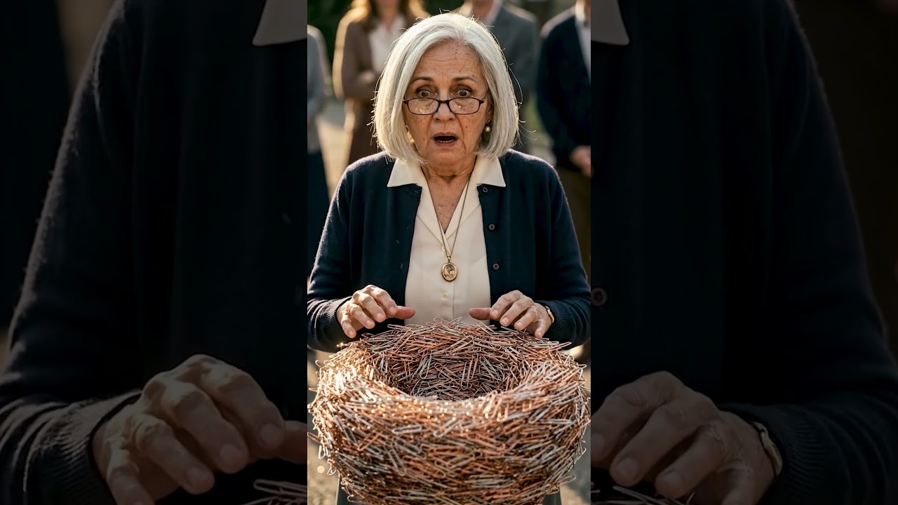 😭 Wrona kradła jej spinacze przez 7 lat. Nikt nie wiedział co buduje...