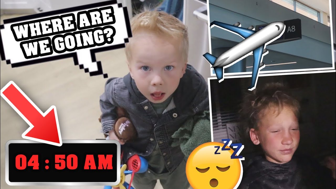 Family of 7 waking up at 4 am to catch a flight! Can we do it!?
