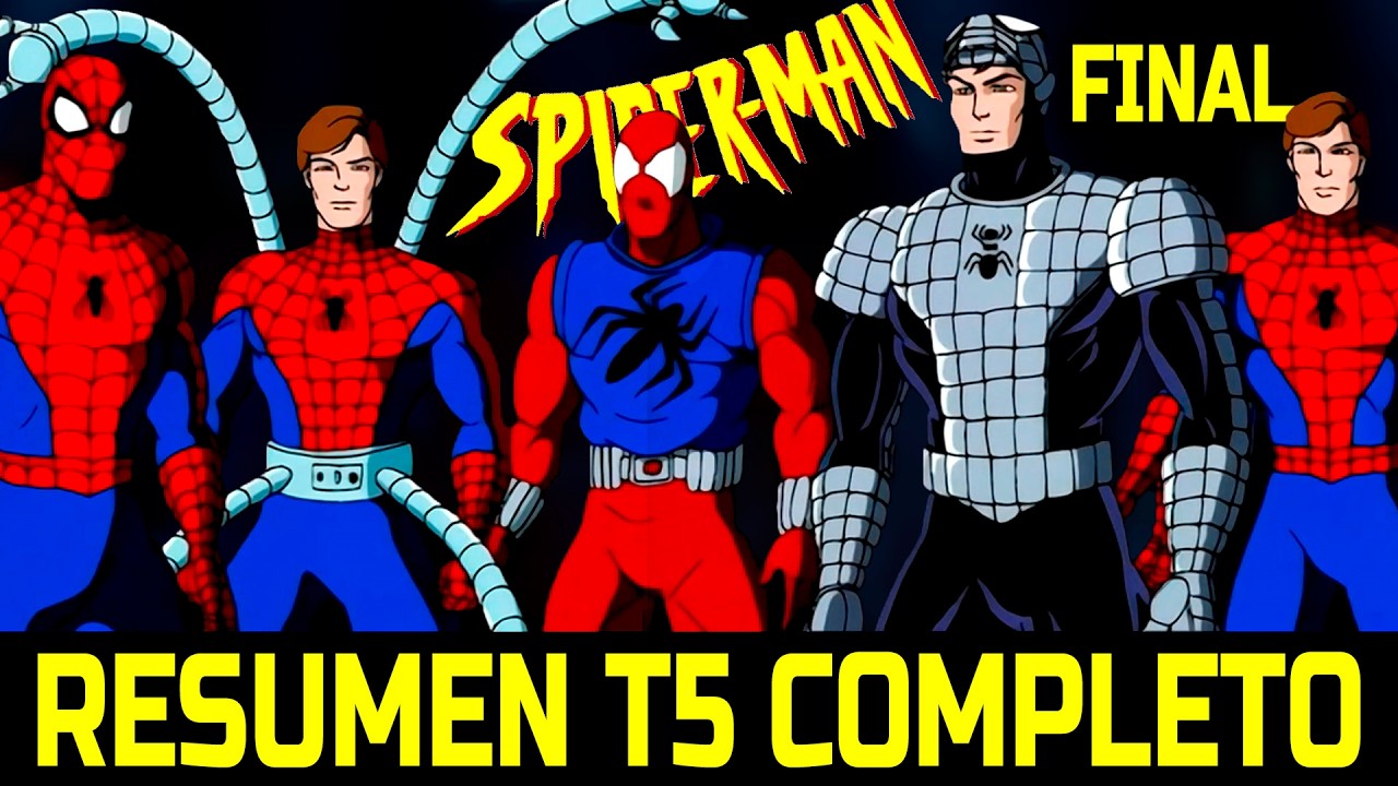 🔥SPIDER-MAN 90's | La serie animada: Resumen completo de la Temporada 5