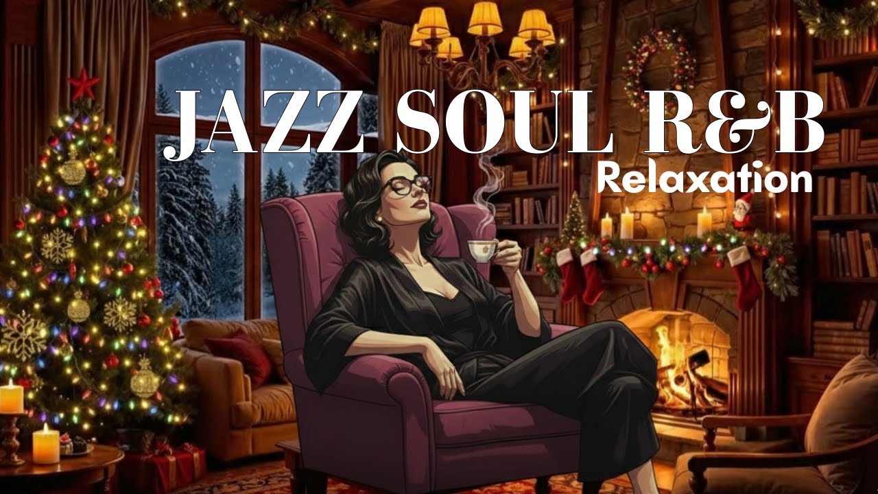 Winter Jazz Soul R&B Female Voice – Cozy Cabin Vibes for Relax, Work & Focus