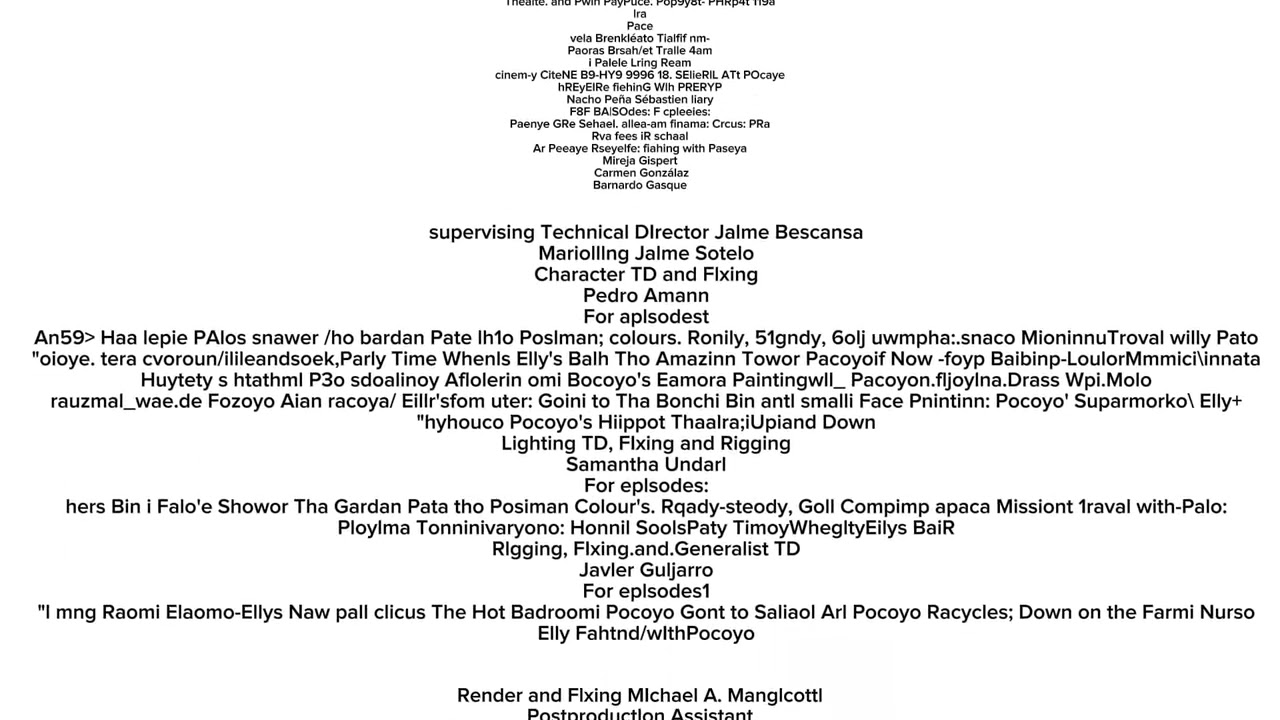 let's go pocoyo credits