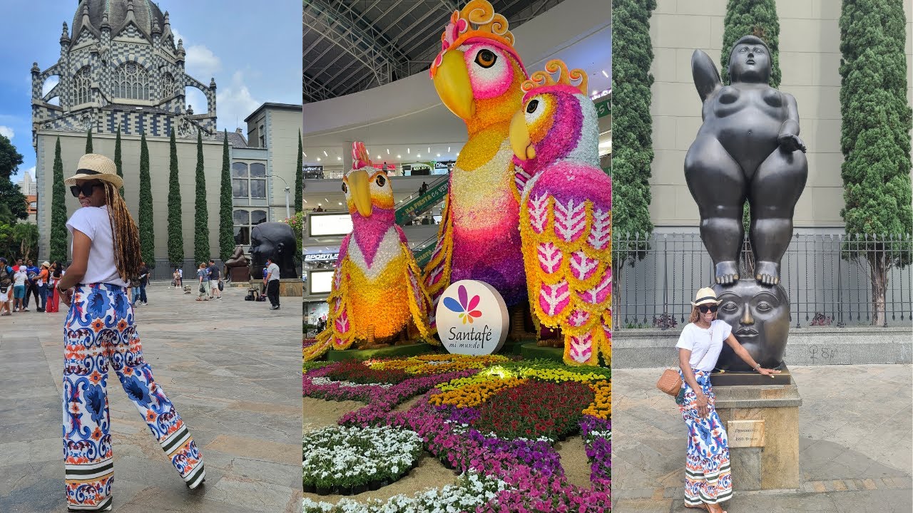 Medellín: Feria De Las Flores HUGE Flowers Festival | Plaza Botero | Cafe Hopping in LAURELES