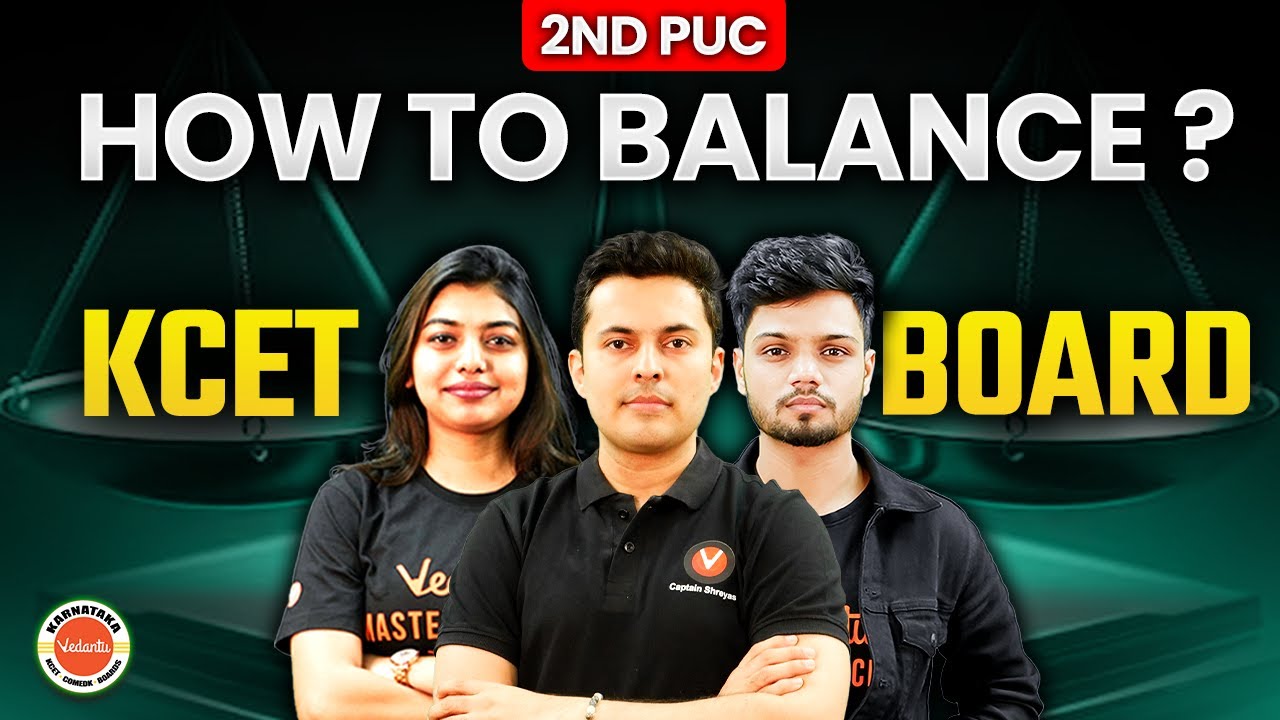How to Balance Board & KCET Exams Together | 2nd PUC 2025 Tips | V Karnataka