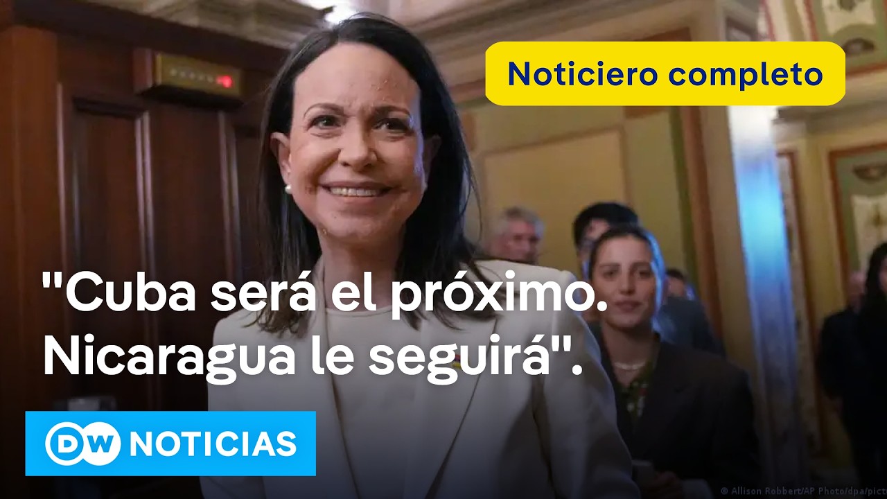 🔴 DW Noticias 14 de febrero: Machado defendió el papel de EE. UU. en la transición venezolana