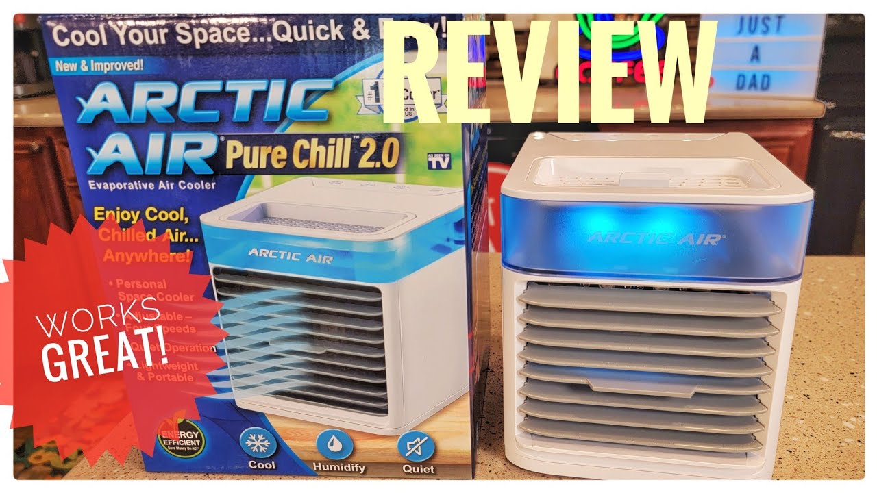 Review Ontel Arctic Air Pure Chill 2.0 Evaporative Air Cooler Fan   ACTUALLY WORKS GREAT!