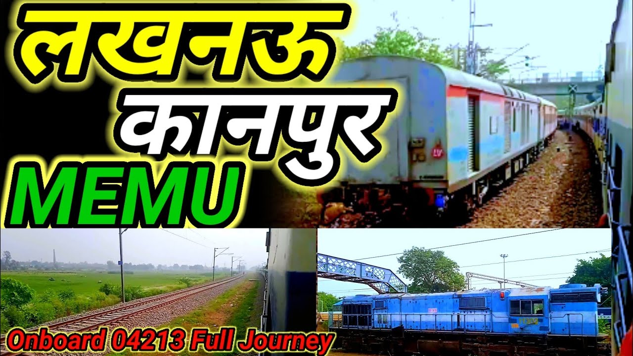Lucknow To Kanpur Central Full Journey||कानपुर टू लखनऊ यात्रा||JOURNEY AND INFO