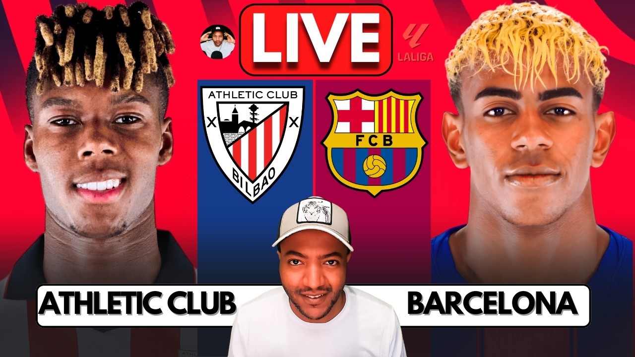 🔴 ATHLETIC CLUB vs BARCELONA LIVE WATCH ALONG | LALIGA 25/26