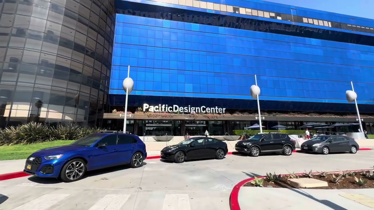 Exploring the Iconic Pacific Design Center in West Hollywood Los Angeles California USA @WalkVibesTV