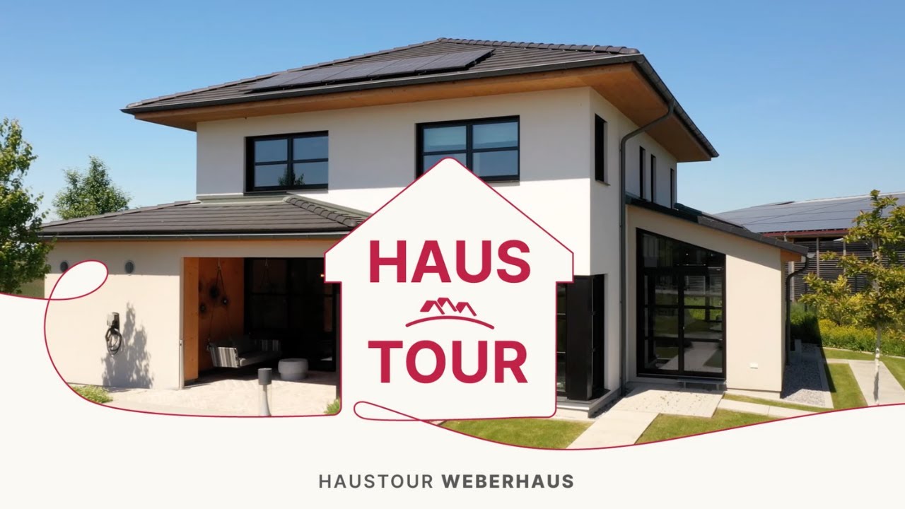 Haustour: Moderne Fertighaus Villa | Musterhaus WeberHaus | FertighausWelt Schwarzwald