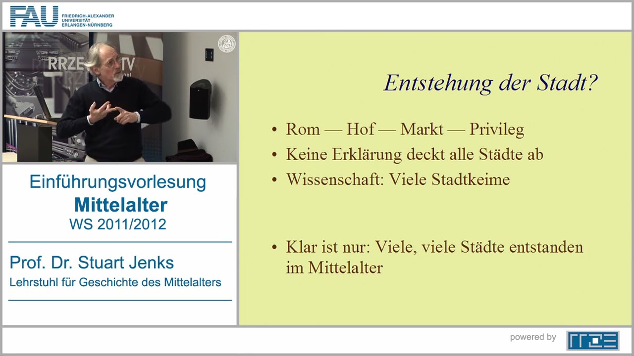 13 - Vorlesung Mittelalter (Stadt und Wirtschaft im Mittelalter)