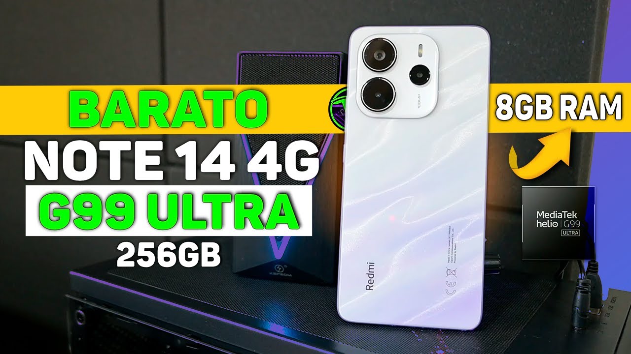 XIAOMI REDMI NOTE 14 4G 256GB/8GB - VALE A PENA? RODA JOGOS? - UNBOXING