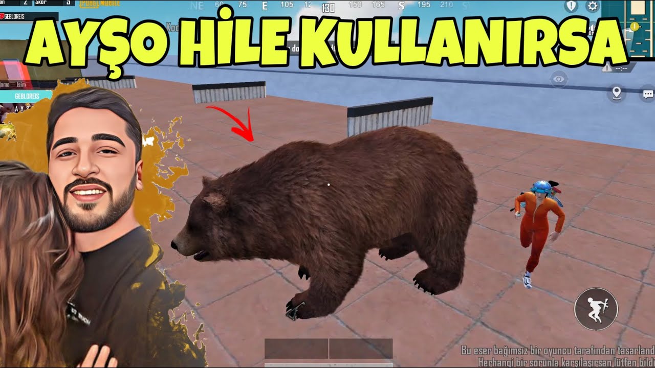 AYŞO HİLE KULLANDI GEBLO'YU ÇILDIRTIP AYIYA DÖNÜŞTÜRDÜ! -PUBG MOBİLE