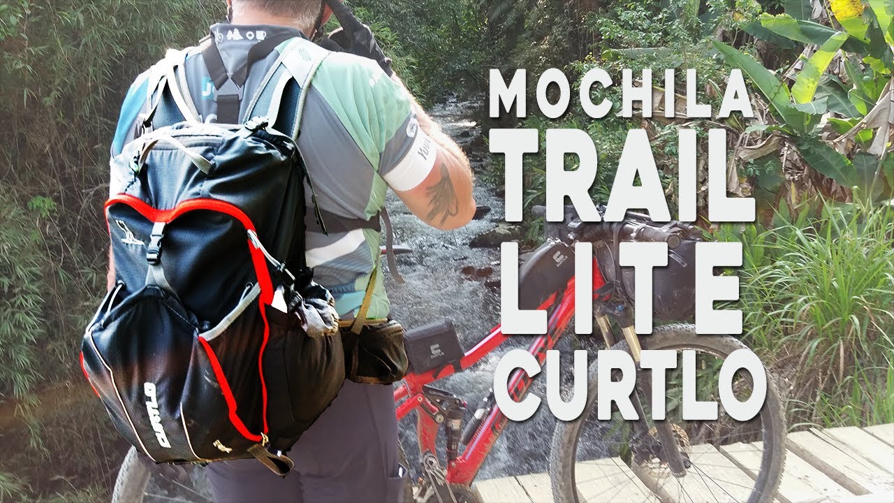 Melhor Mochila para Ciclistas de Cicloturismo e Bikepacking Trail Lite 23l Curtlo