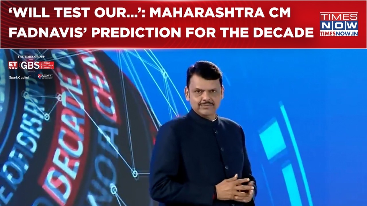 Maharashtra CM At GBS 2026: Watch What&rsquo;s Devendra Fadnavis&rsquo; Big Prediction For This Decade & Century