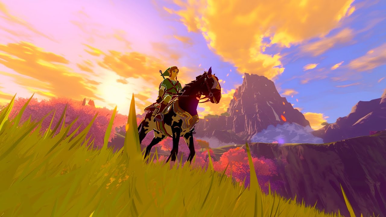 Link and Epona Travel Over Rikoka Hills - Relaxing Zelda Music To Study With Ambience